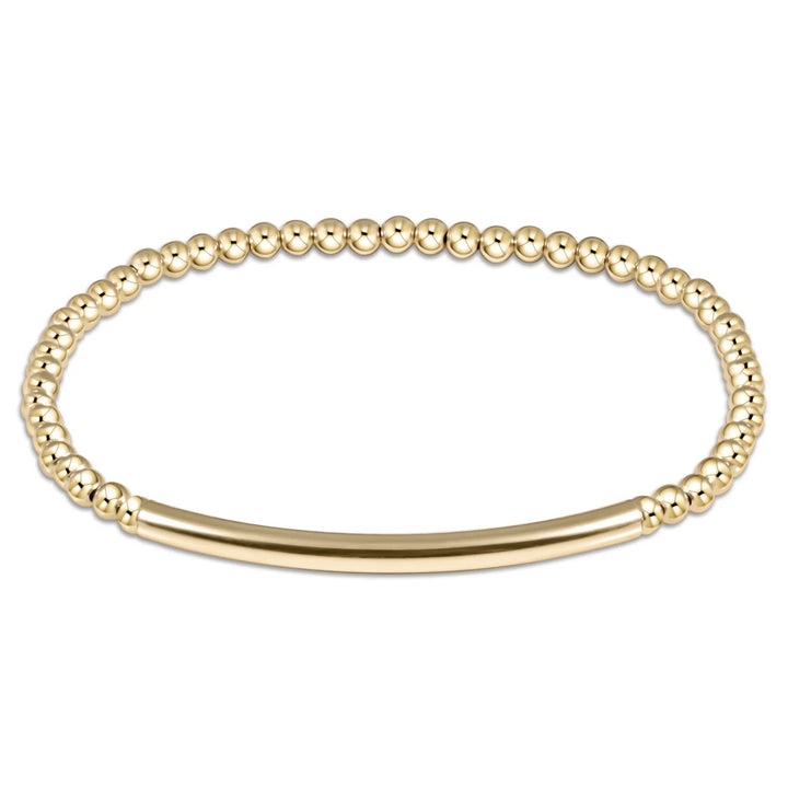 Bliss Bar Smooth Gold Bracelet | + Sizes