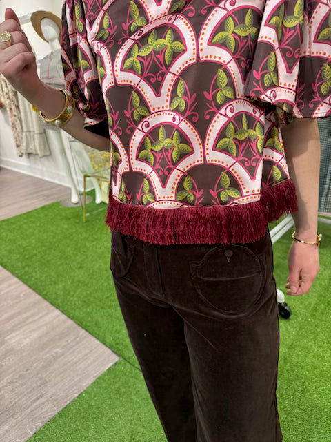 Ari Velvet Trousers | Brown