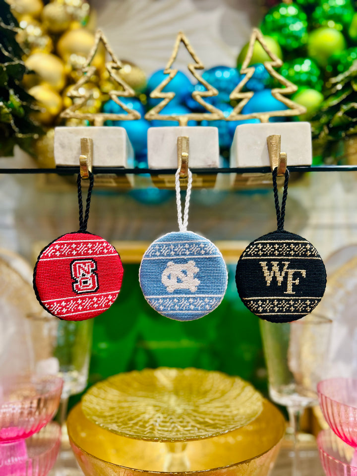 Collegiate Needlepoint Ornament