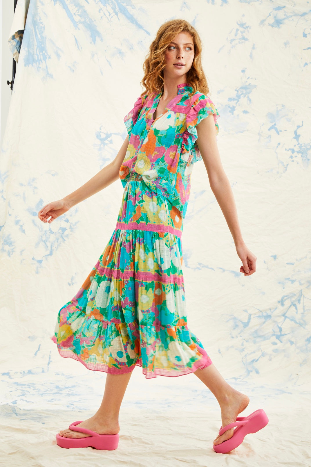 Love the Label Miya Skirt | Allegra Floral Print