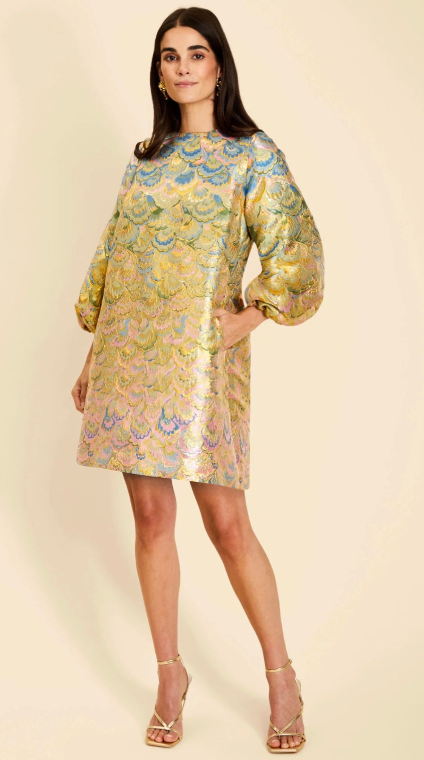 Rosanna Mini Dress | Gilded Marble