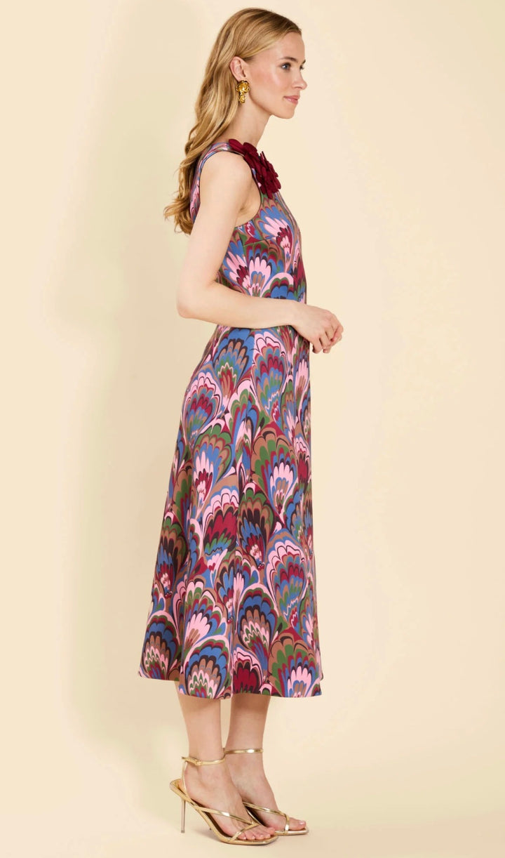 Annmarie Midi Dress | Twilight Marble