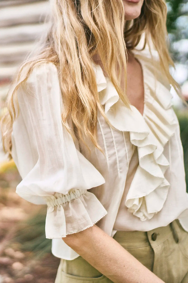 Imogen Blouse | Ivory