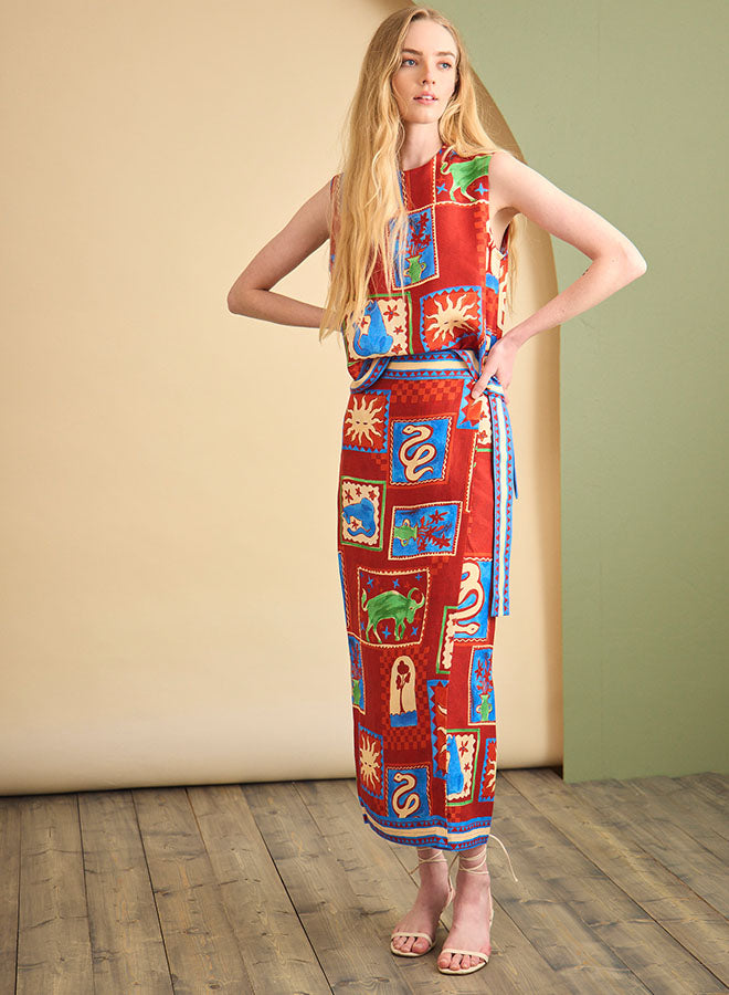 Paloma Wrap Skirt | Santa Fe