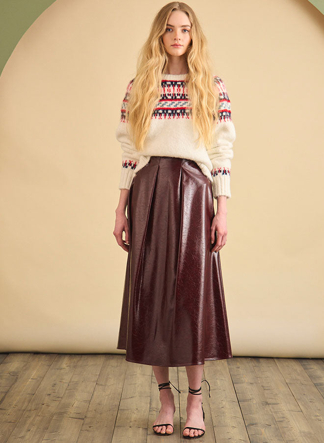 Josie Sweater | Cream Fairisle