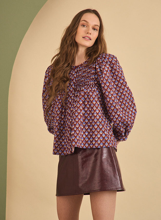 Daphne Top | Autumn Fleur Fig