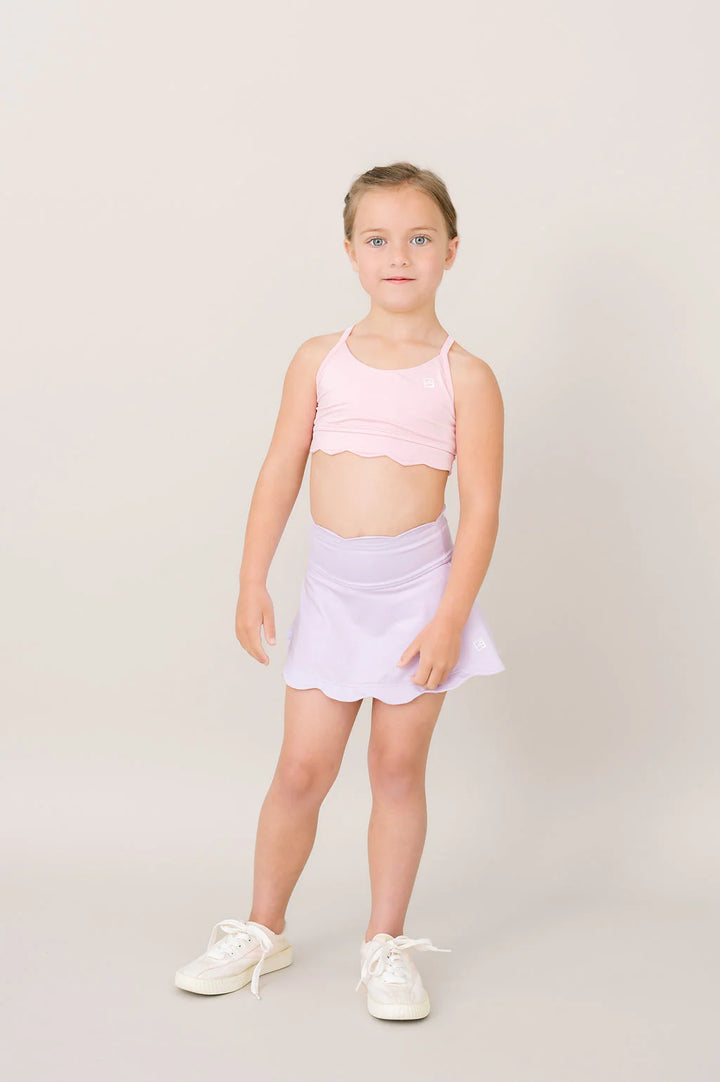 Zoe Scallop Skirt | Petal Purple