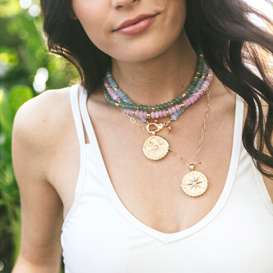 Jane Win Gumdrop Beaded Necklace | + colors – Charlotte's Inc