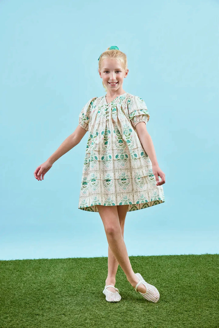 Jenkins Dress Kids | Pink Trellis