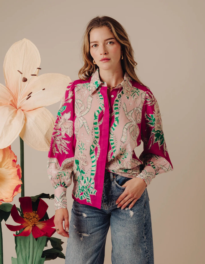 Joie Blouse | Belle Bow Print