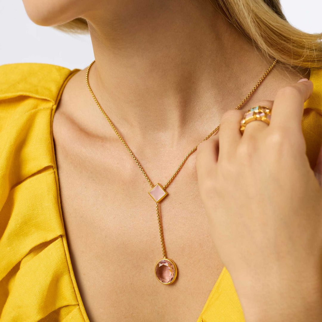 Jolie Lariat Necklace | +Colors