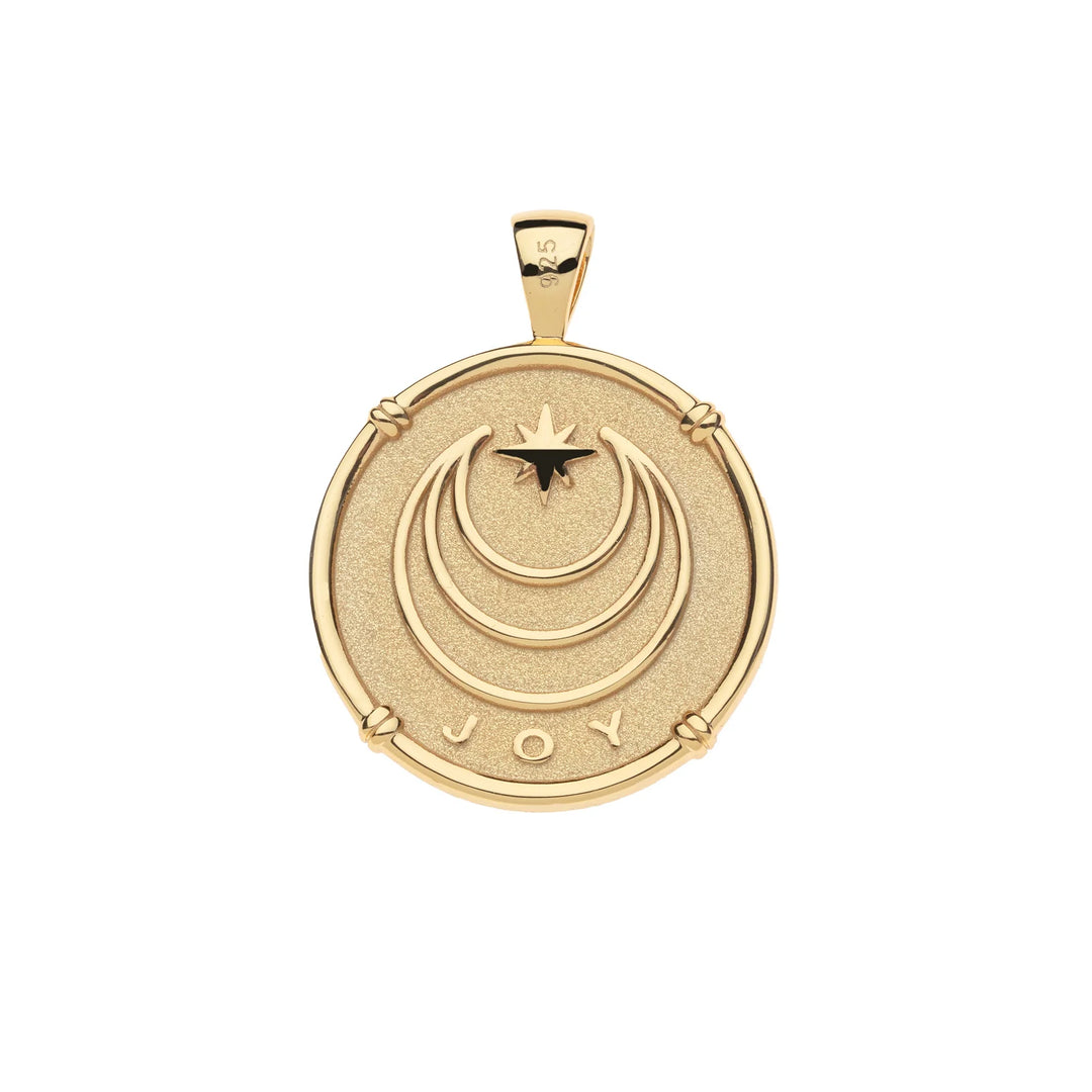 JOY Camellias Original Pendant Coin Necklace