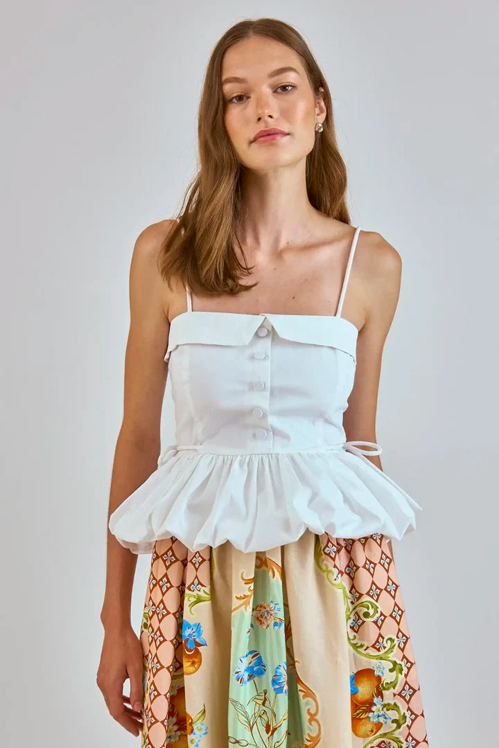 Juliana Top | Bright White