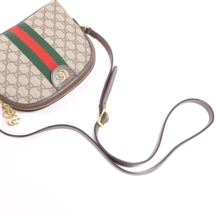 Gucci Small Ophidia Rounded Top Shoulder Bag, GG Supreme