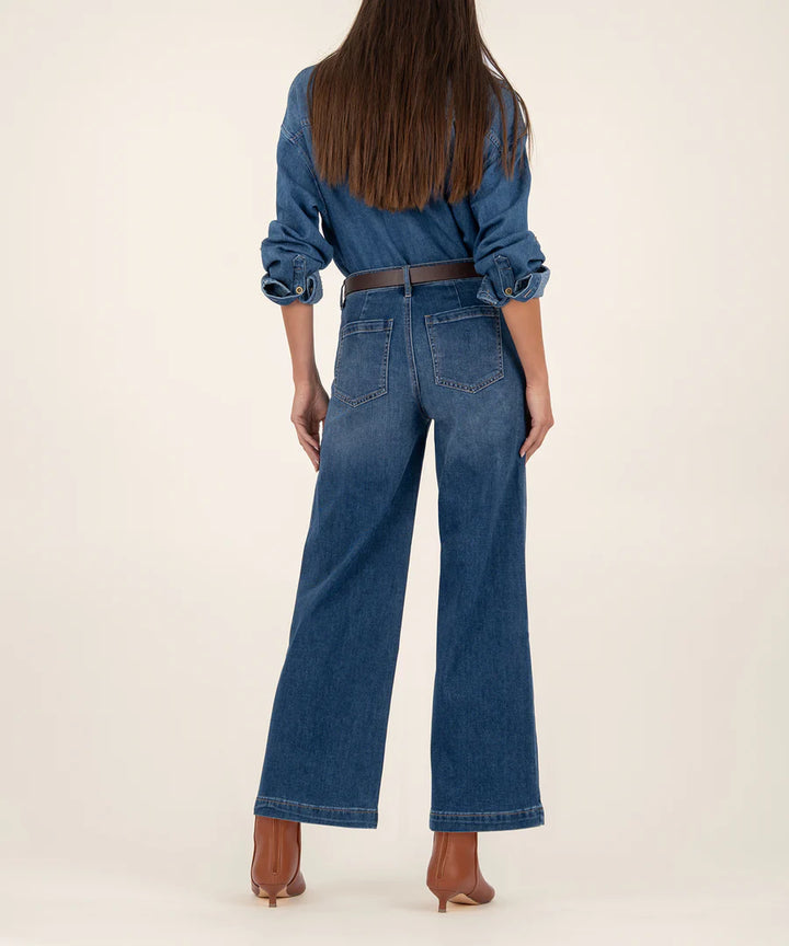 Meg High Rise Wide Leg | Dark Wash