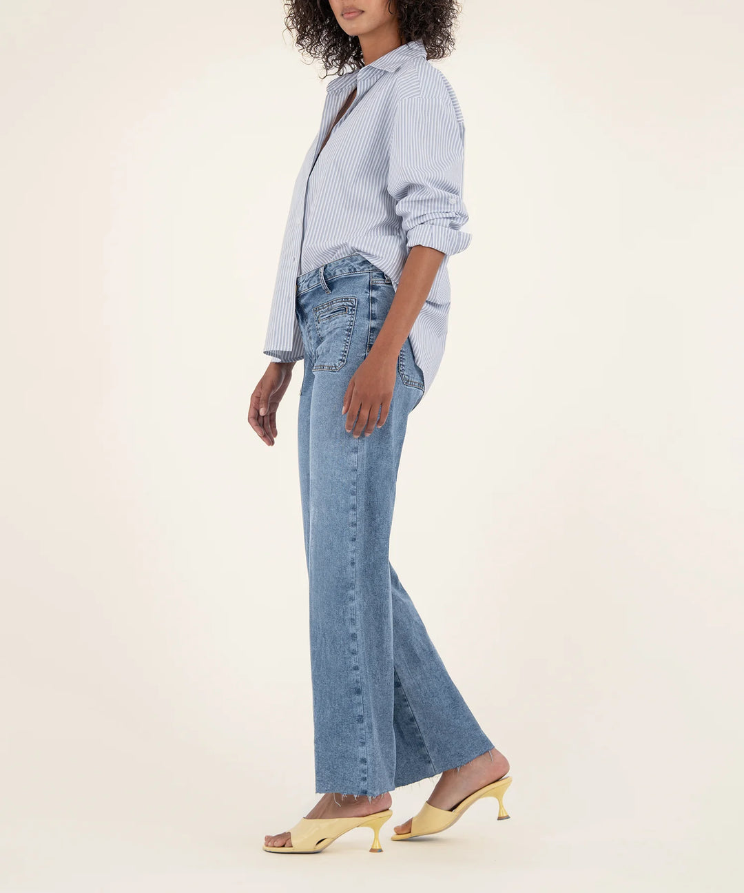 Meg High Rise Wide Leg | Medium Wash