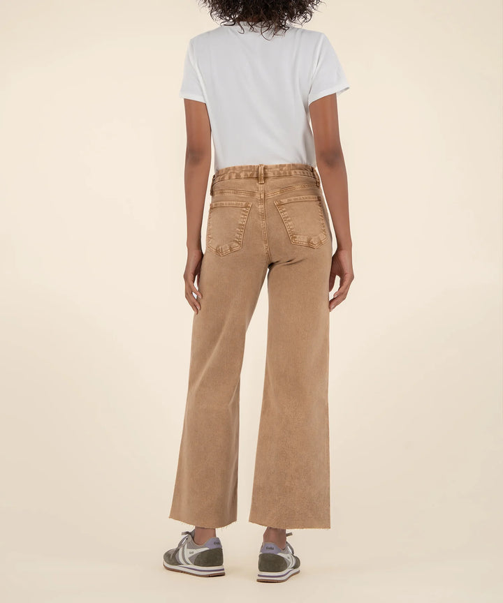 Meg High Rise FAB AB Wide Leg | Chestnut