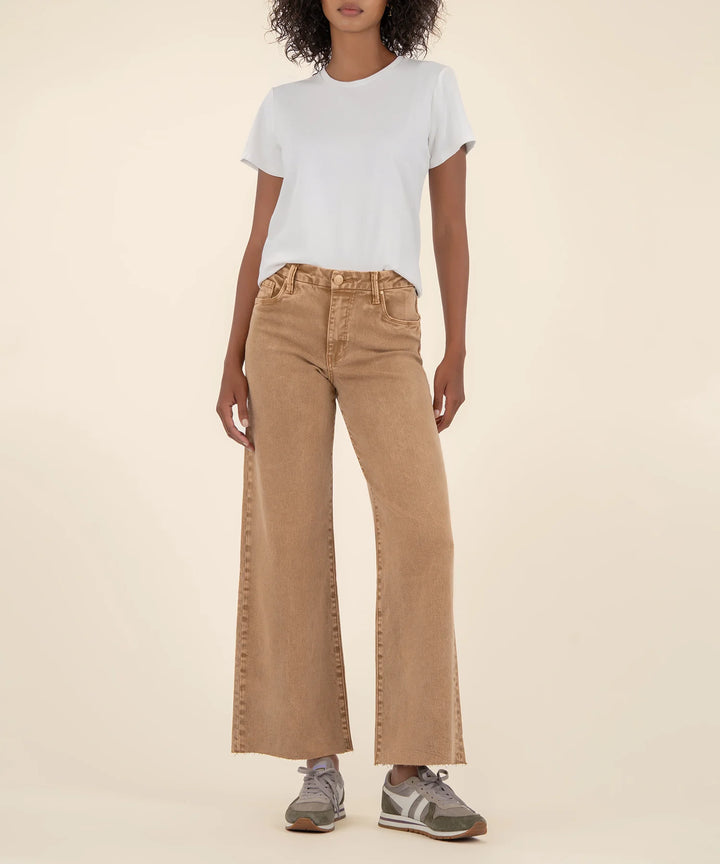 Meg High Rise FAB AB Wide Leg | Chestnut