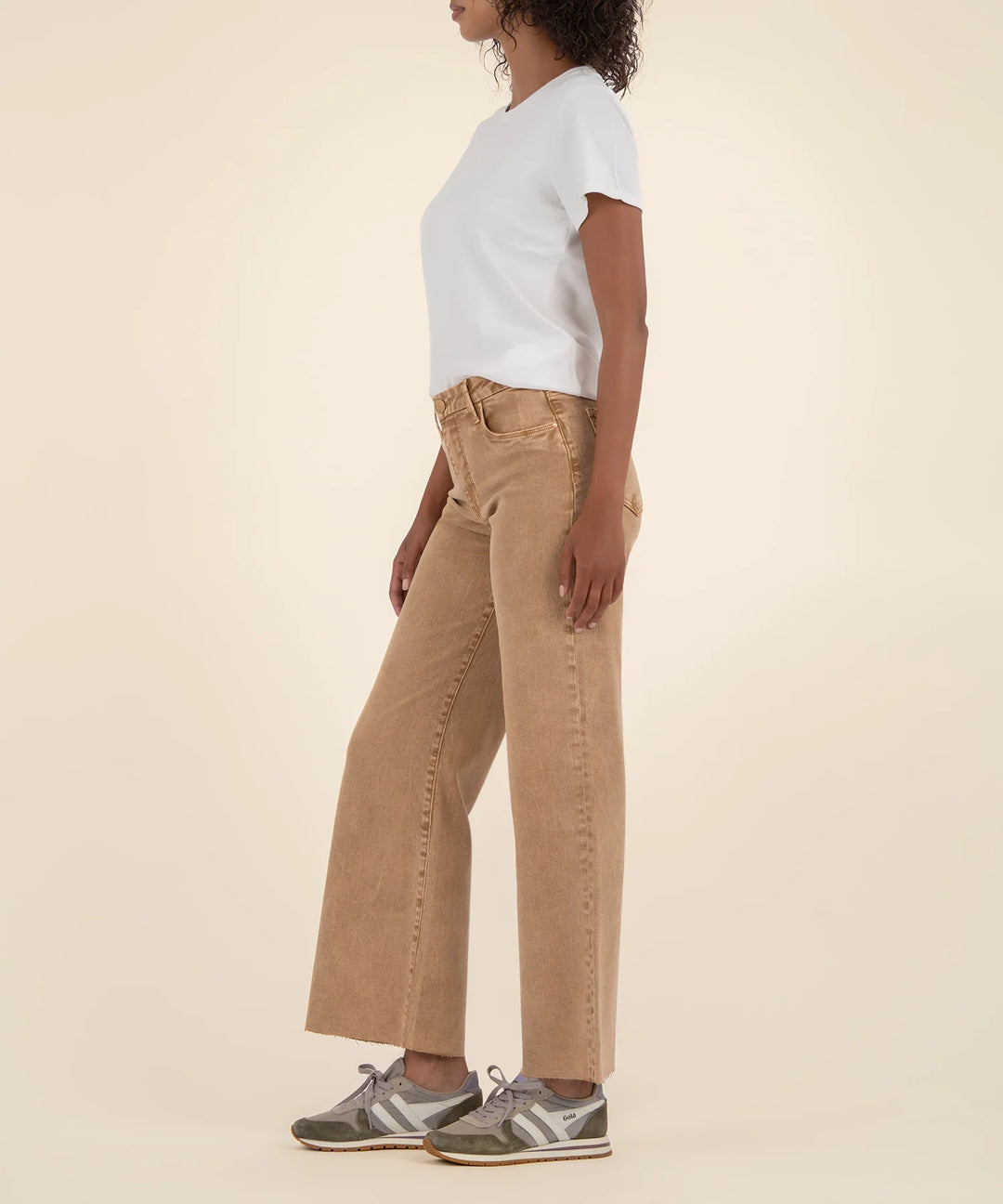 Meg High Rise FAB AB Wide Leg | Chestnut