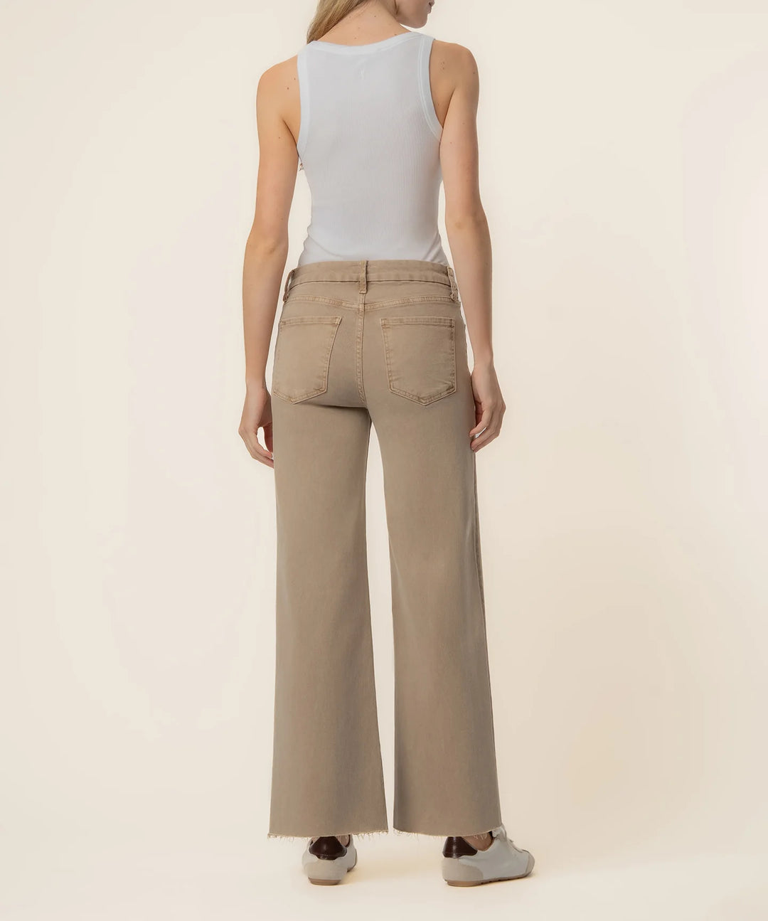 Meg High Rise Wide Leg Jeans | Chai
