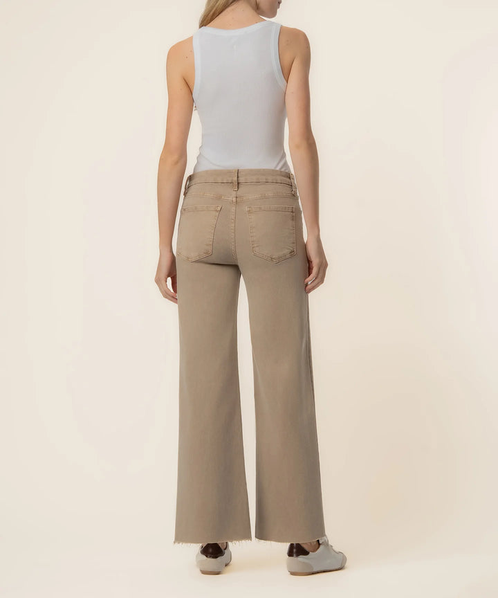 Meg High Rise Wide Leg Jeans | Chai