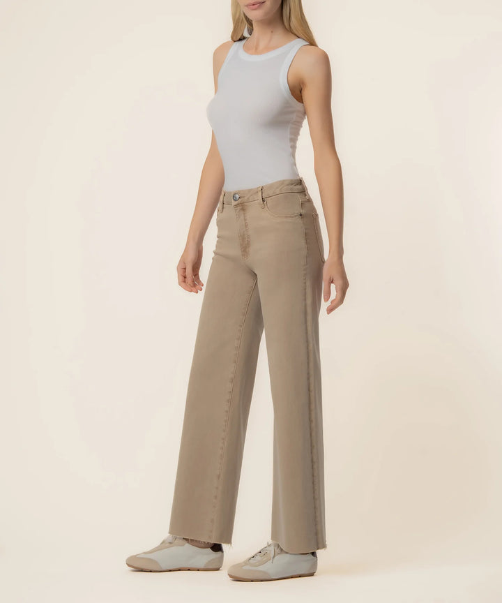 Meg High Rise Wide Leg Jeans | Chai