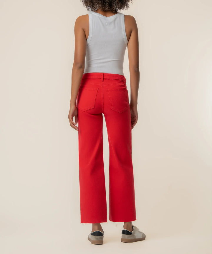 Meg High Rise Wide Leg Jeans | Tomato