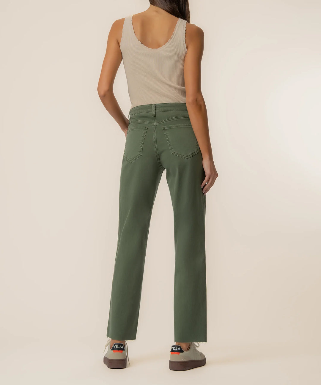 Charlotte High Rise Wide Leg | Seaweed