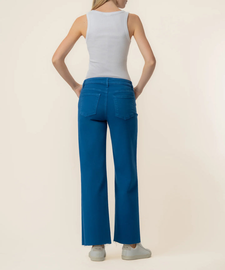 Charlotte High Rise Wide Leg Jeans | Sapphire