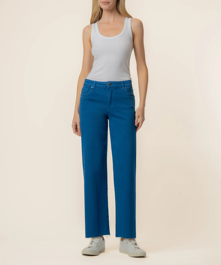Charlotte High Rise Wide Leg Jeans | Sapphire