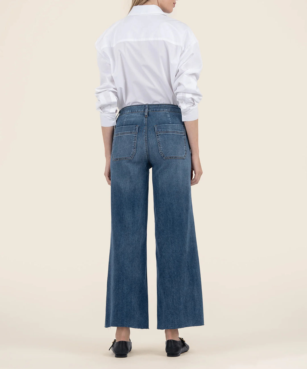 Meg High Rise Wide Leg Jeans | Fame