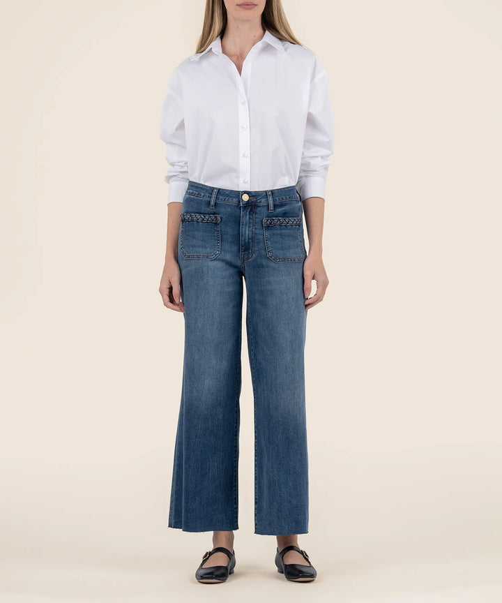 Meg High Rise Wide Leg Jeans | Fame
