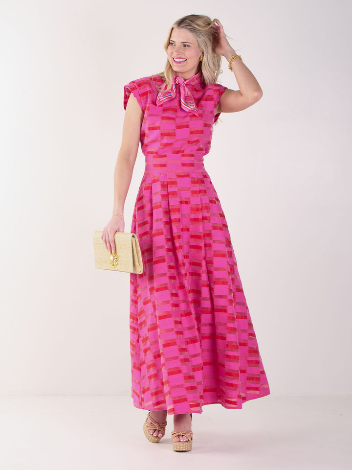 Milly Skirt | Sunset Stripe