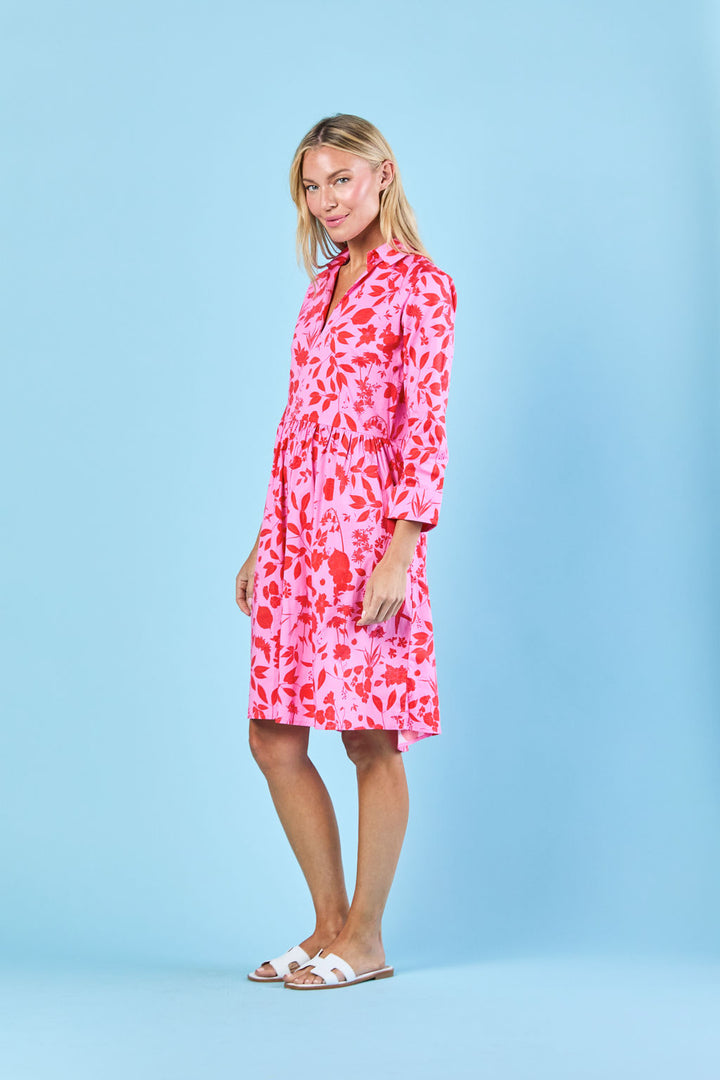 Lucy Dress | Raspberry Wildflower