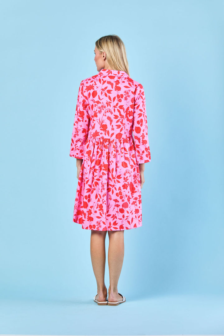 Lucy Dress | Raspberry Wildflower