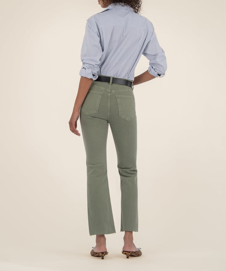 Kelsey High Rise Ankle Flare | Sage