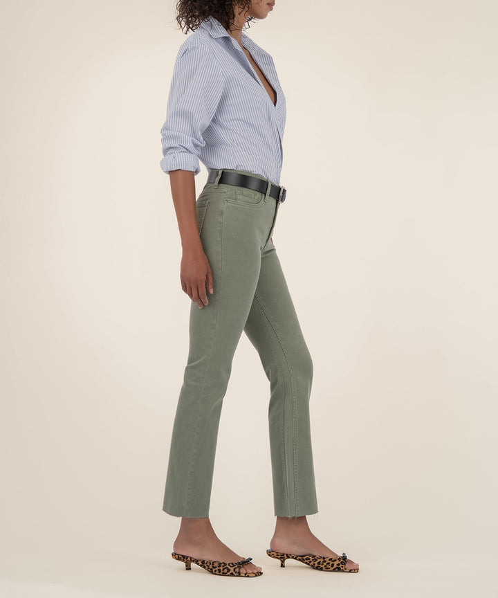Kelsey High Rise Ankle Flare | Sage