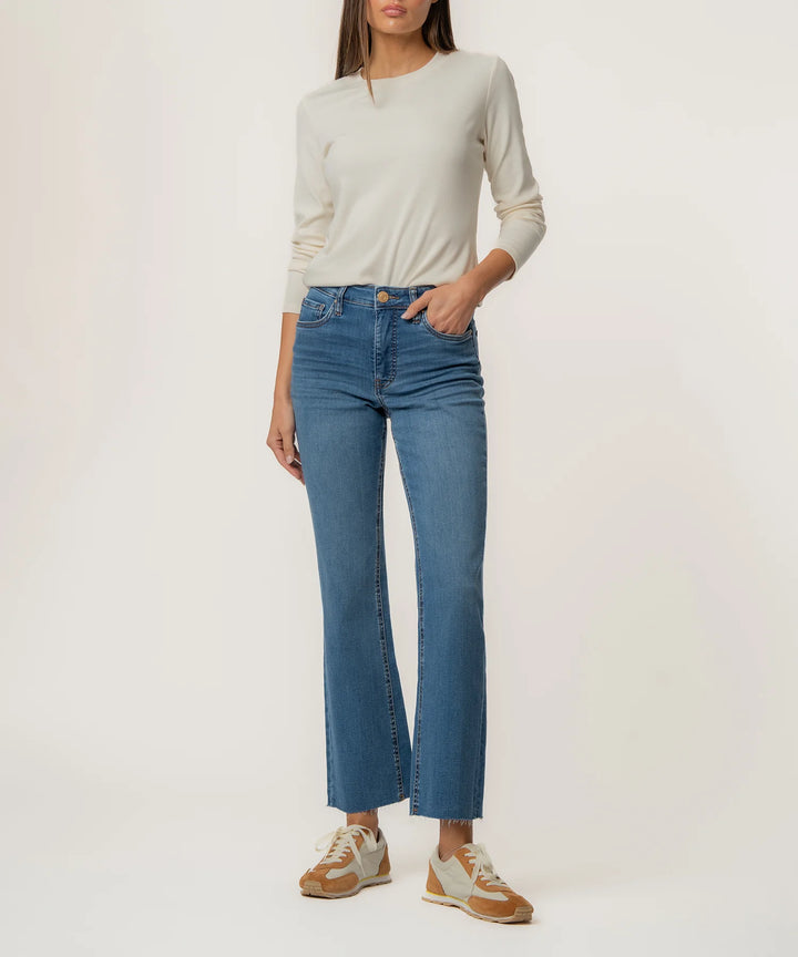 Kelsey High Rise Ankle Flare | Sentiment