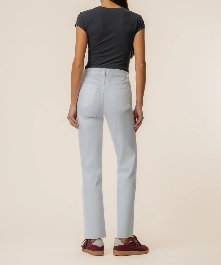 Avery High Rise Easy Straight | Optic White