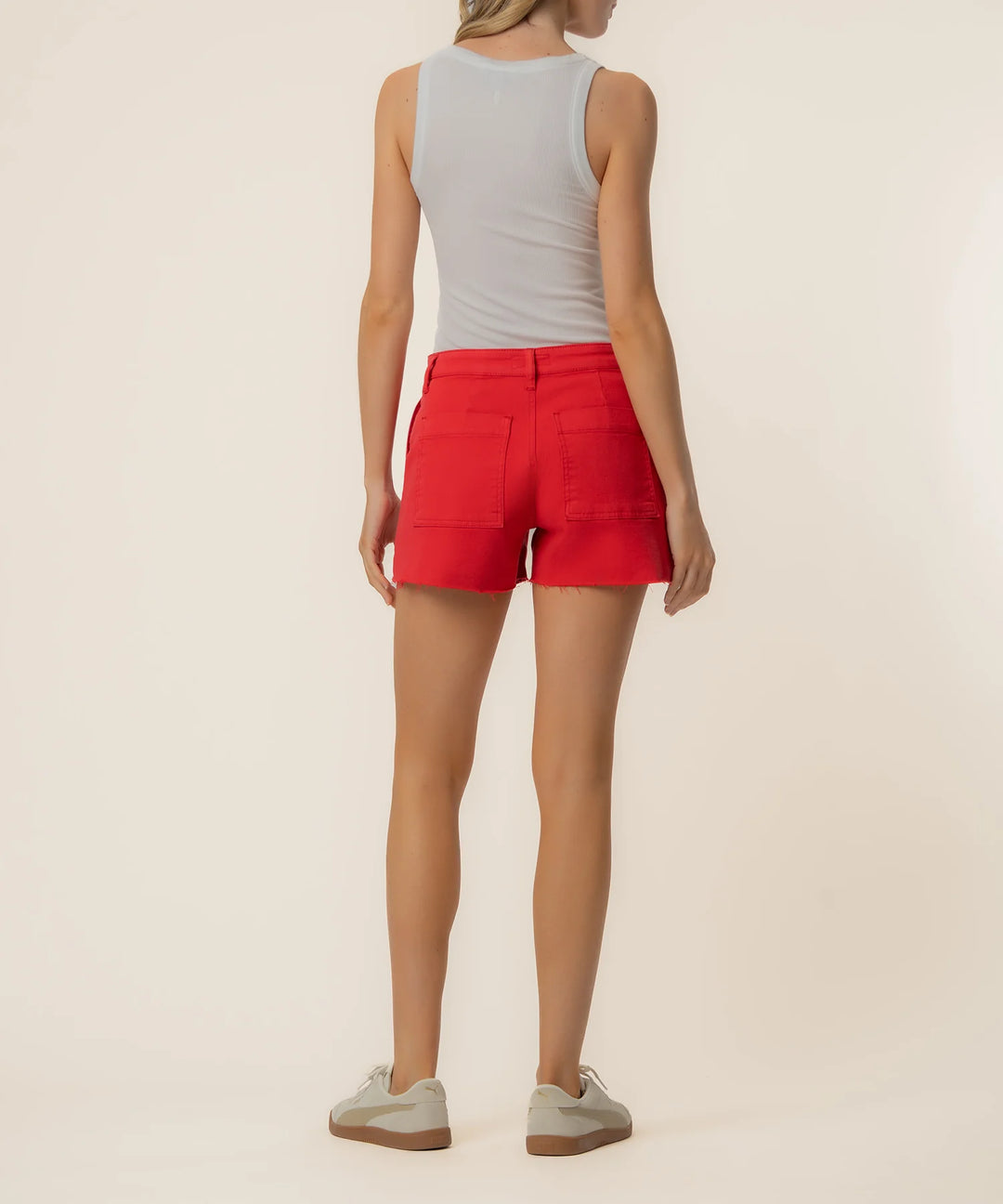 Jane High Rise Short | Tomato