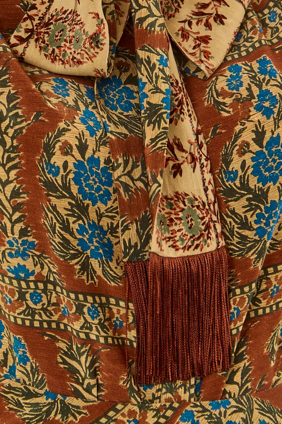 Karis Blouse | Amber Glen Brown