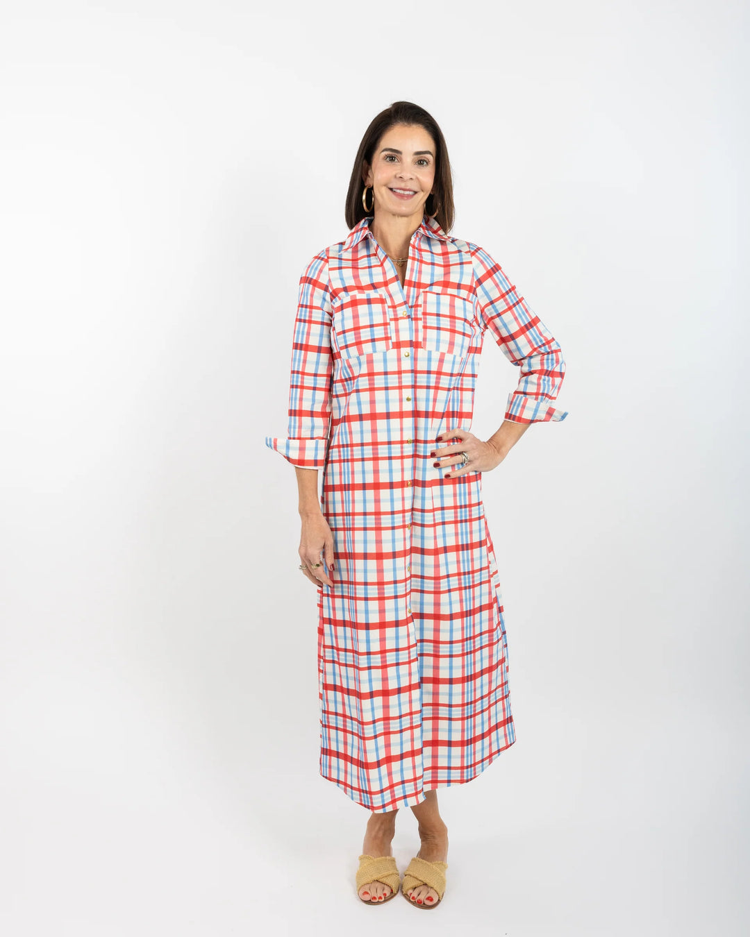 Harper Dress | Summer Plaid