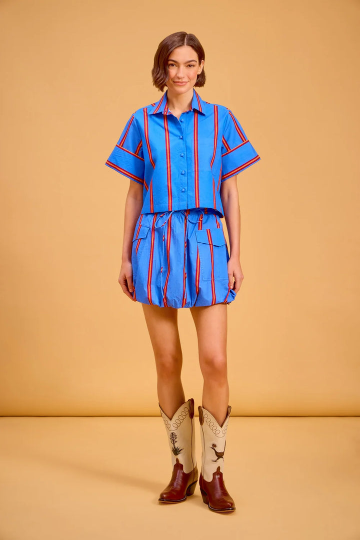 Taylor Skirt | Ledger Stripe