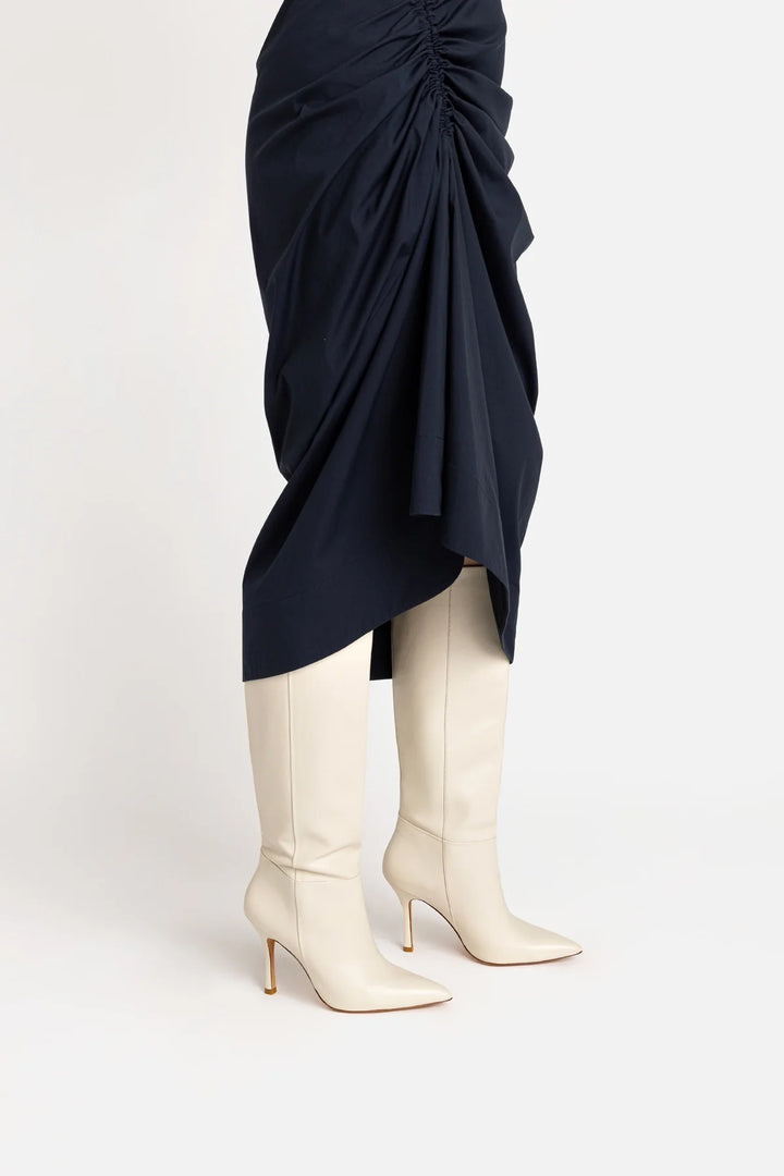 Kate Boot | Ivory Leather