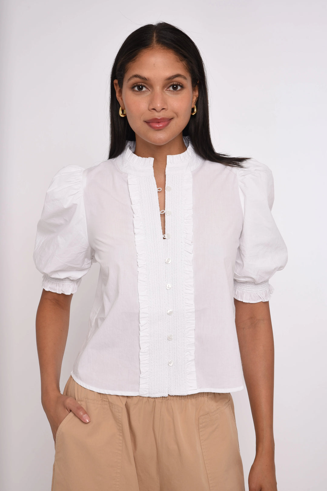 Zinny Top | Bright White