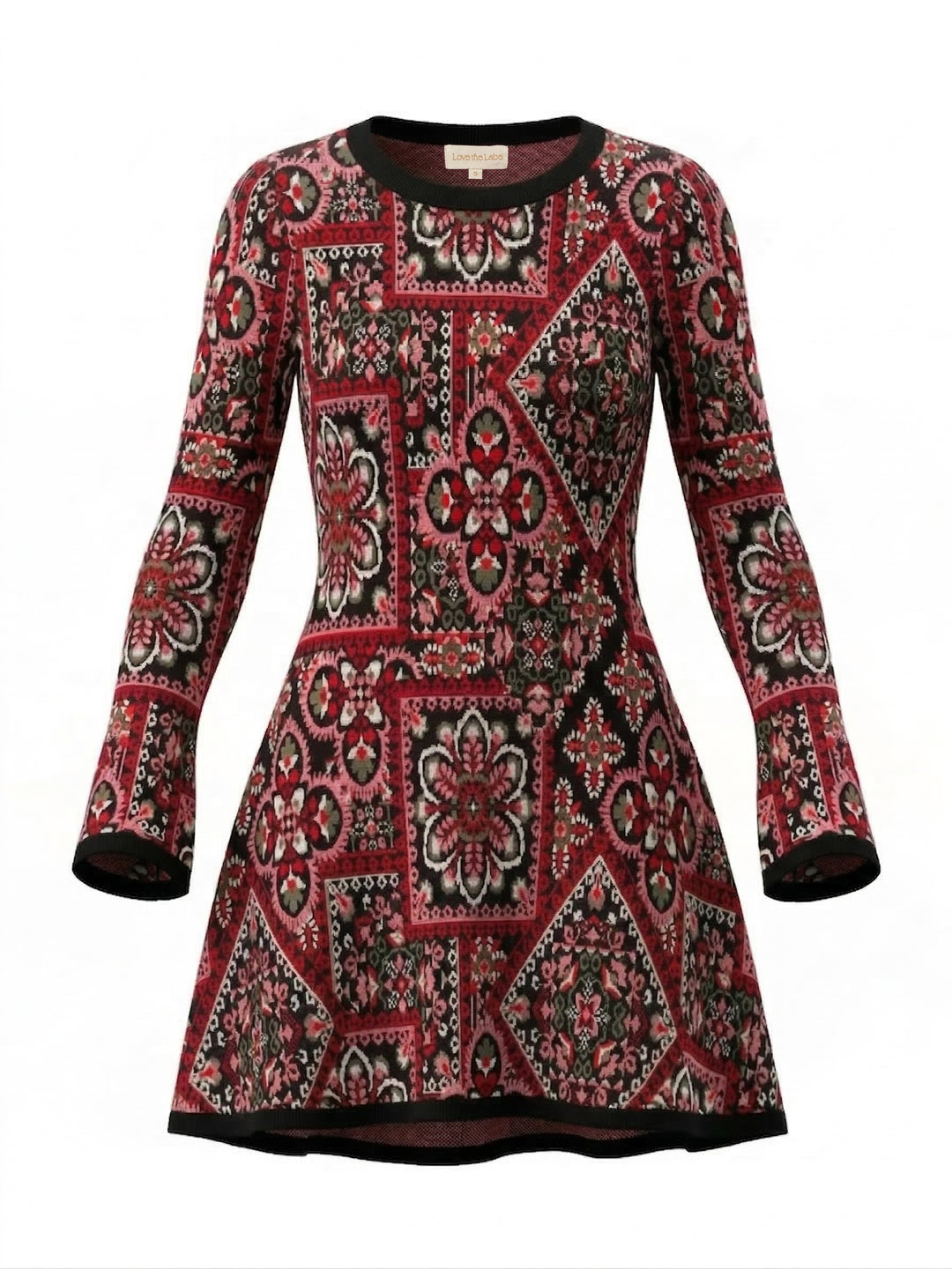 Amara Mini Dress | Ella Jacquard Knit