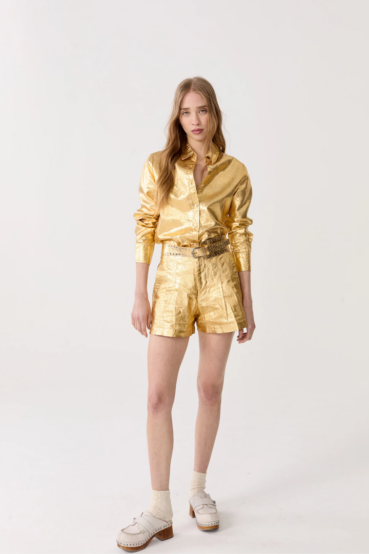 Frida Shorts | Gold