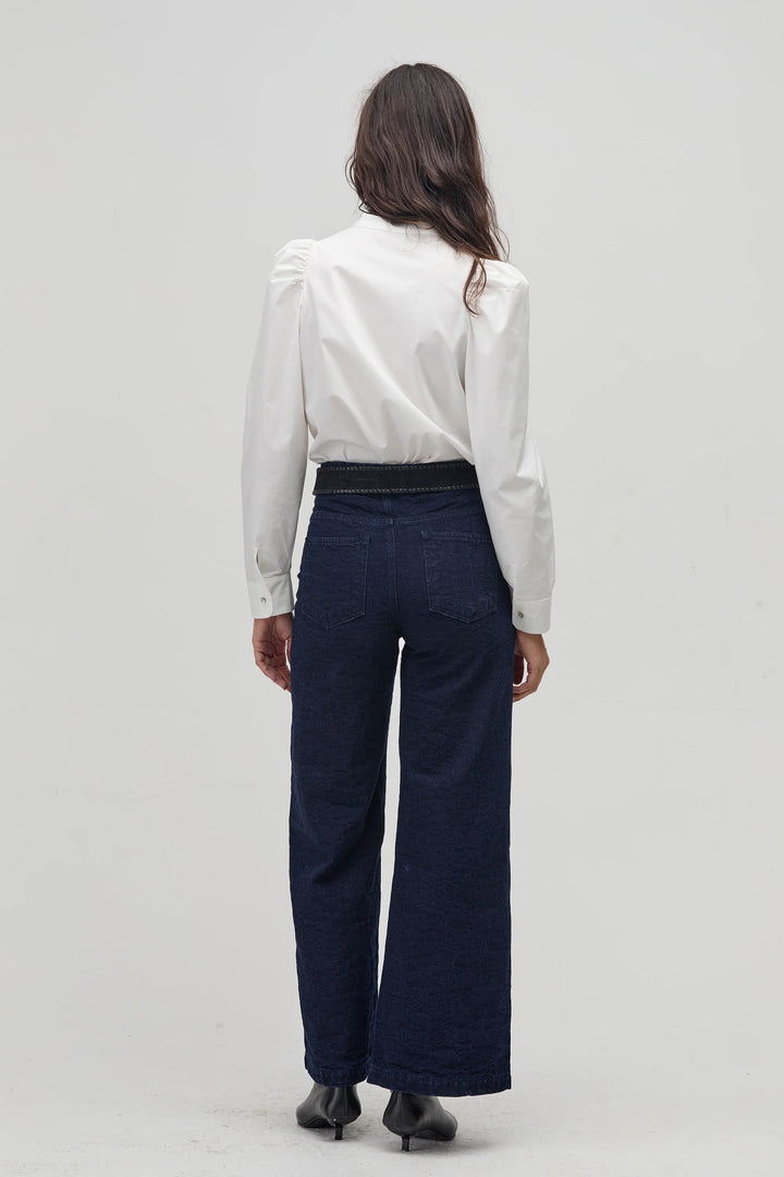 Cuore Poplin Shirt | White