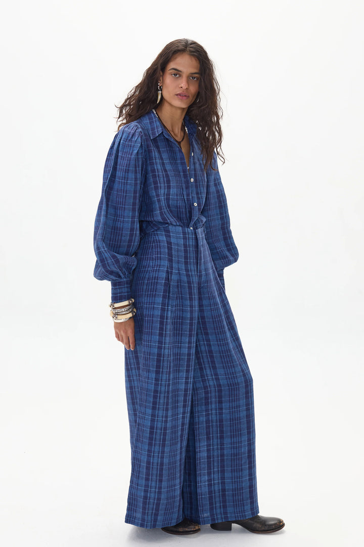 Culotte Pants | Ocean Checks