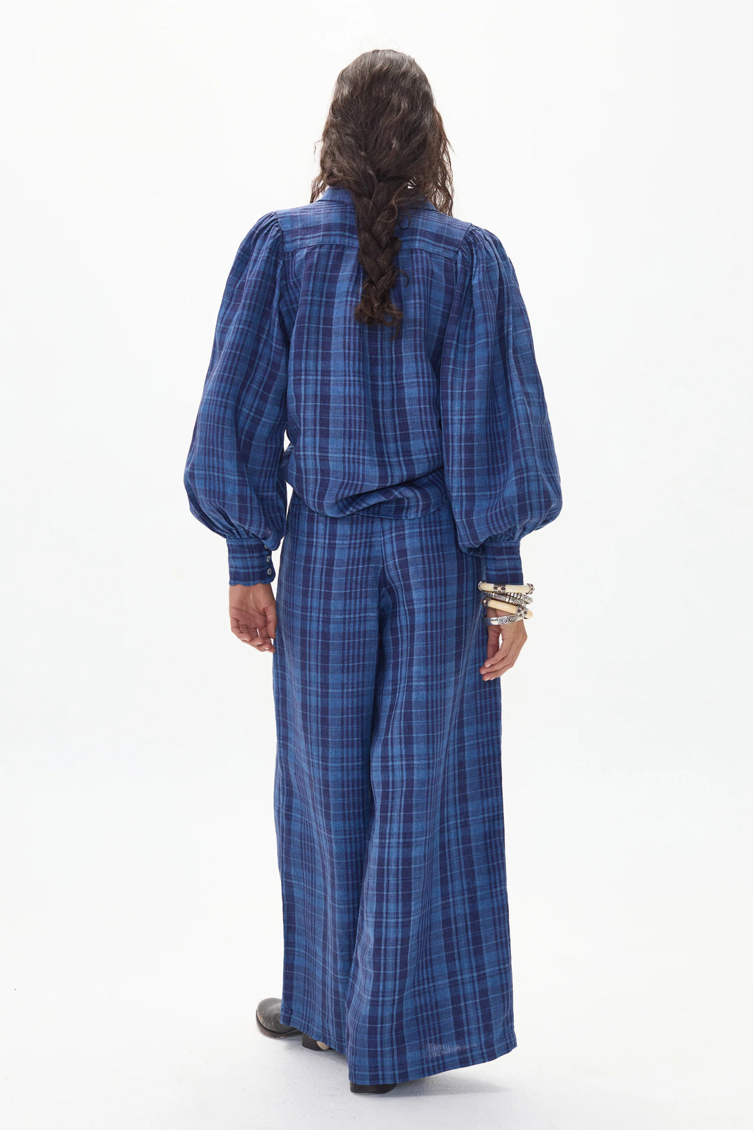 Culotte Pants | Ocean Checks